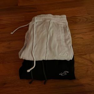 Hollister Joggers, xs black/ xs white